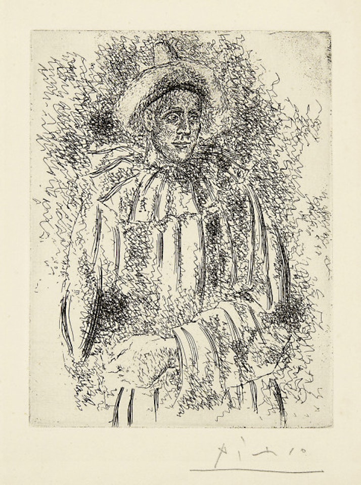 Pierrot (Massine en pierrot) by Pablo Picasso