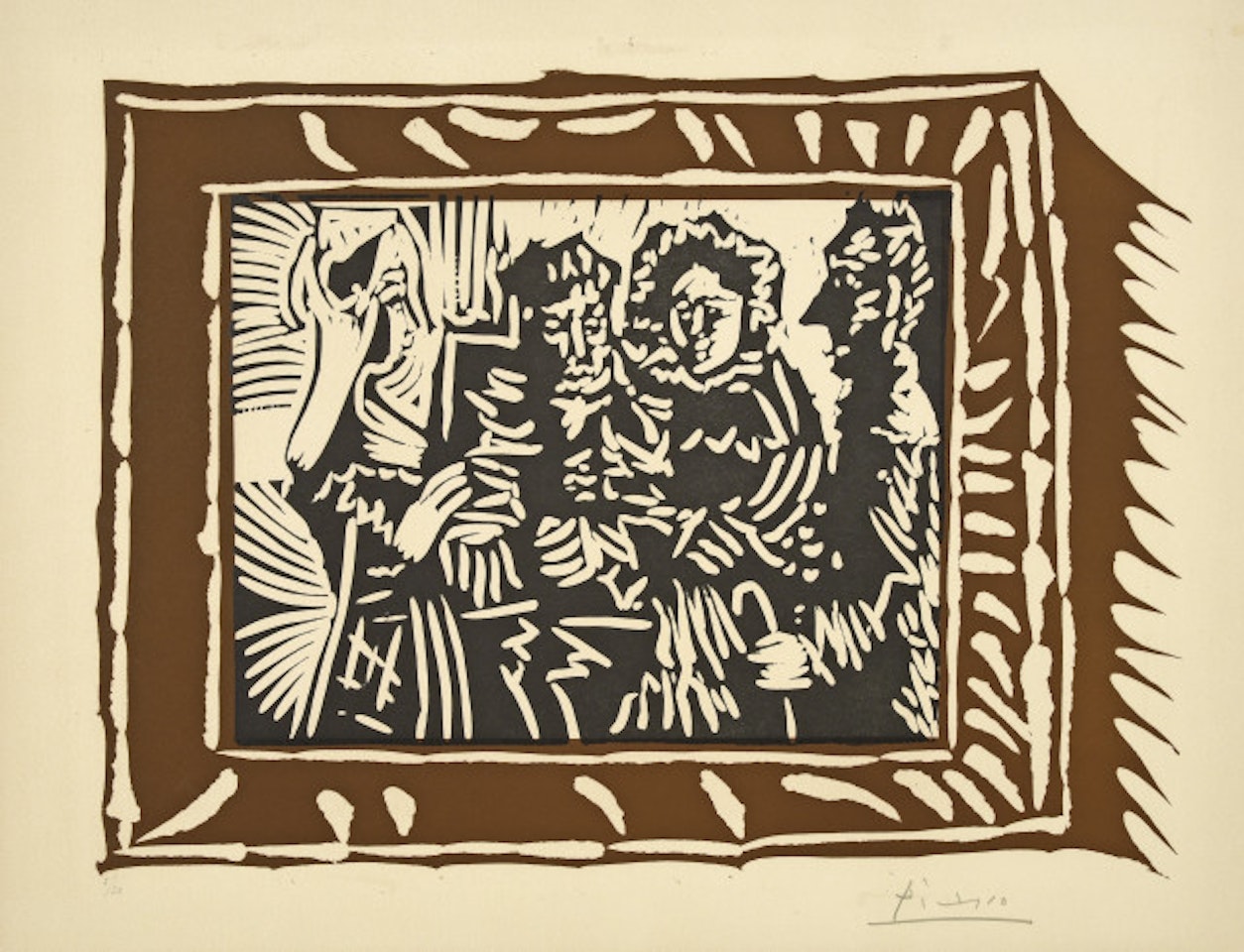 Portrait of the Ingredient family. IV by Pablo Picasso