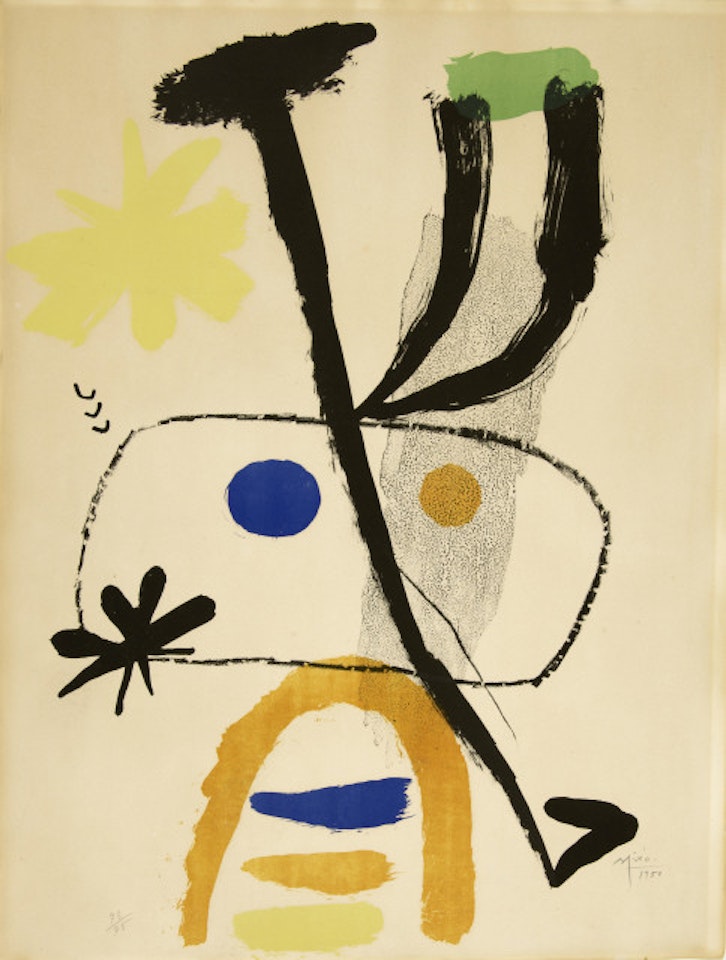 Personnage aux étoiles by Joan Miró