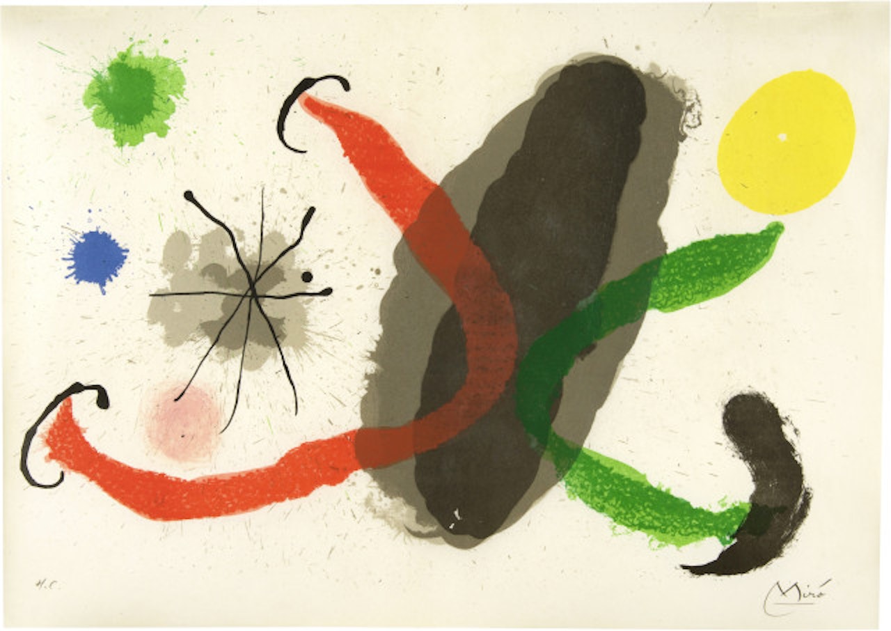 Le Lézard aux plumes d"or by Joan Miró
