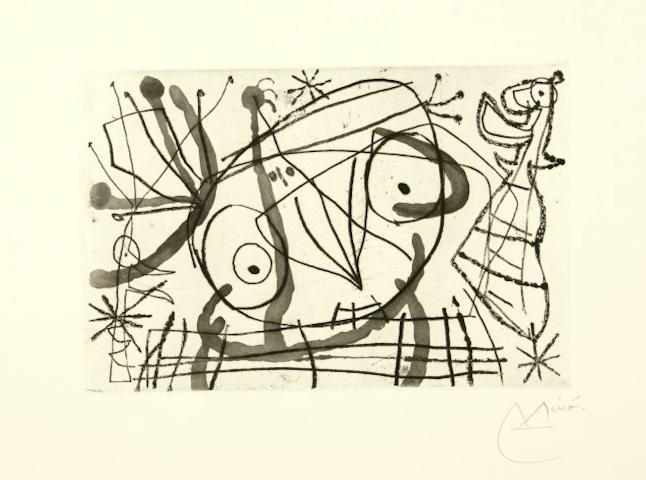 Michel Leiris. Fissures by Joan Miró