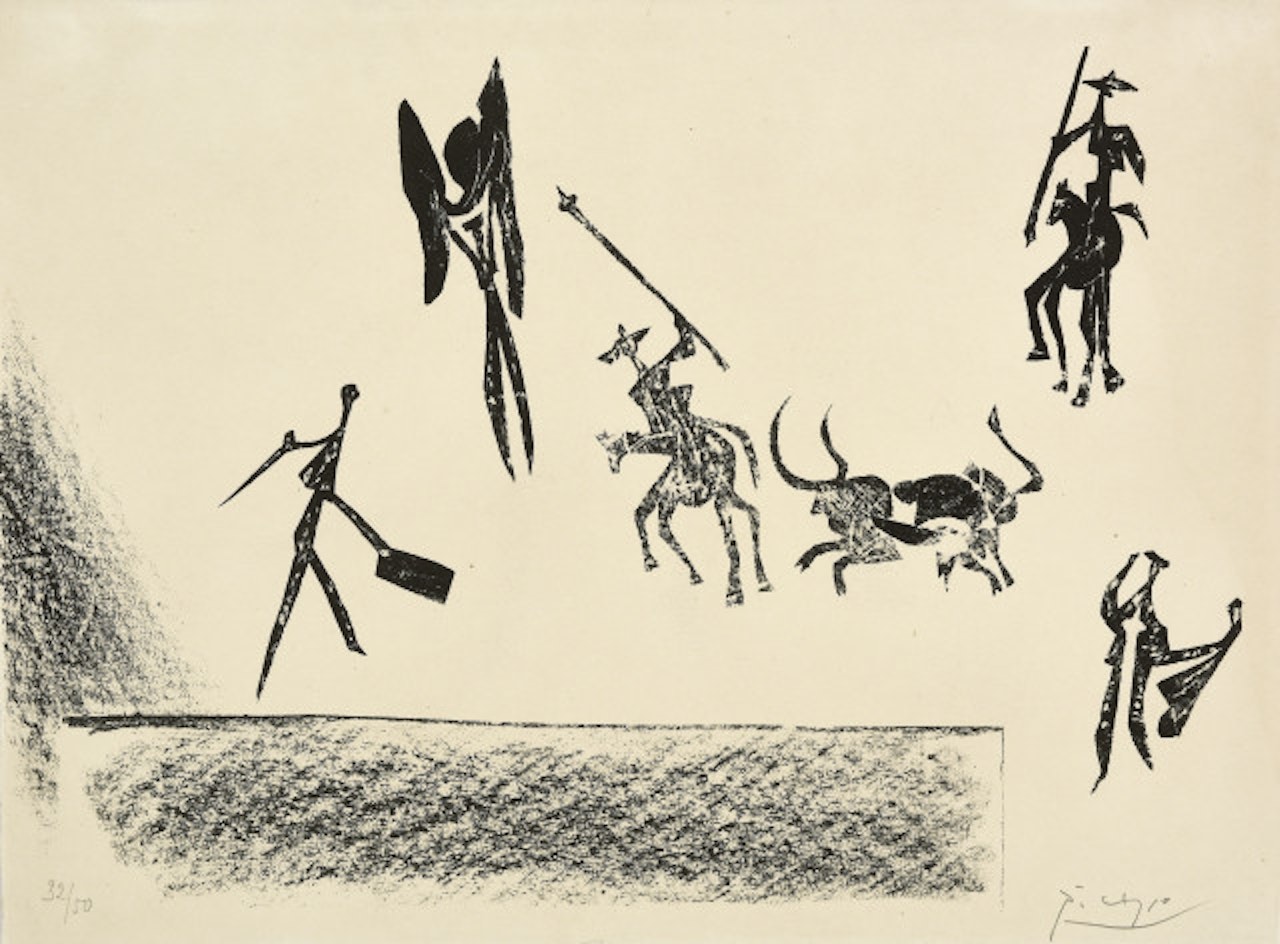 Corrida; January 7, 1946 by Pablo Picasso