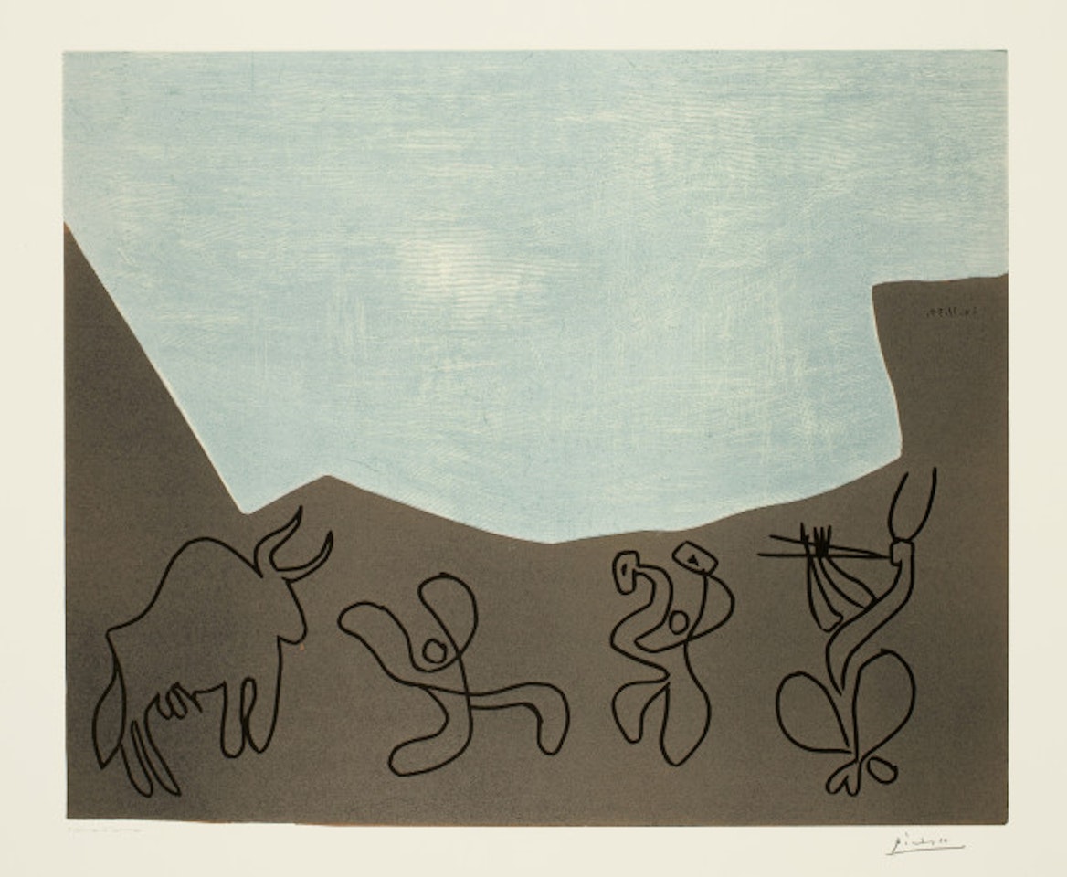 Bacchanale au taureau; Cannes, November 30, 1959 by Pablo Picasso