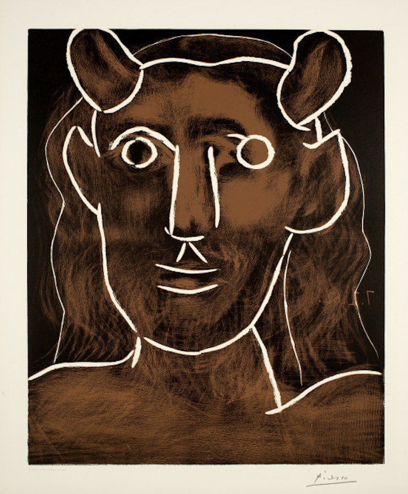 Tête de faune by Pablo Picasso