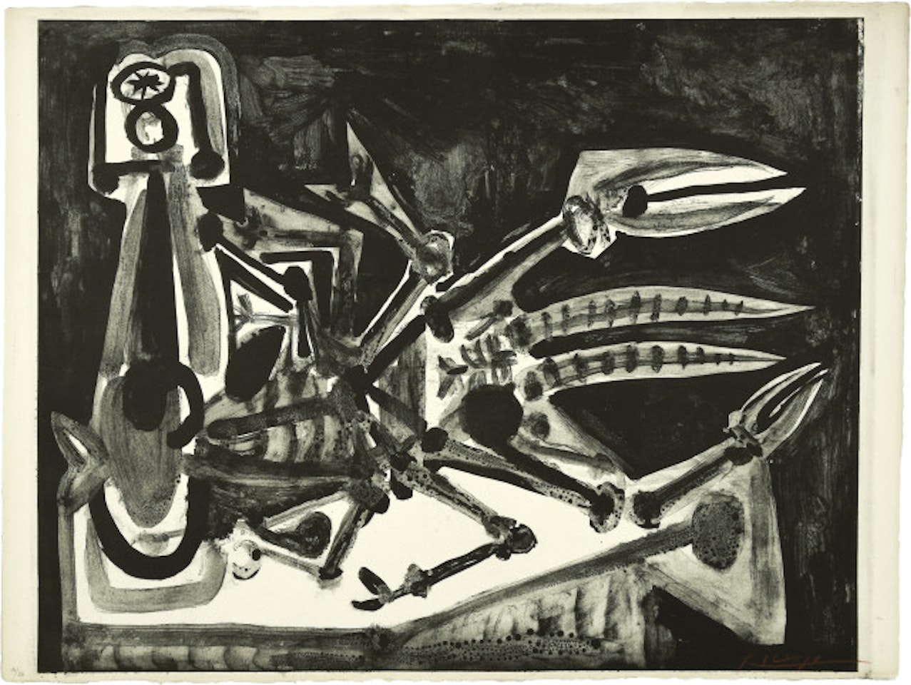 Le Homard; January 9, 1949 by Pablo Picasso