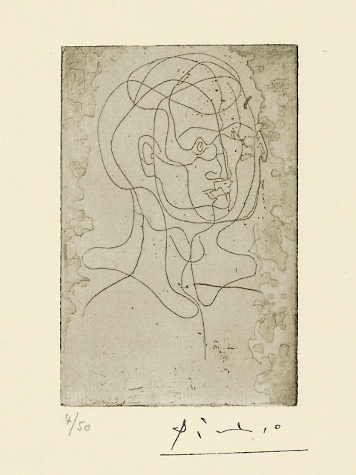 Tête d"homme by Pablo Picasso