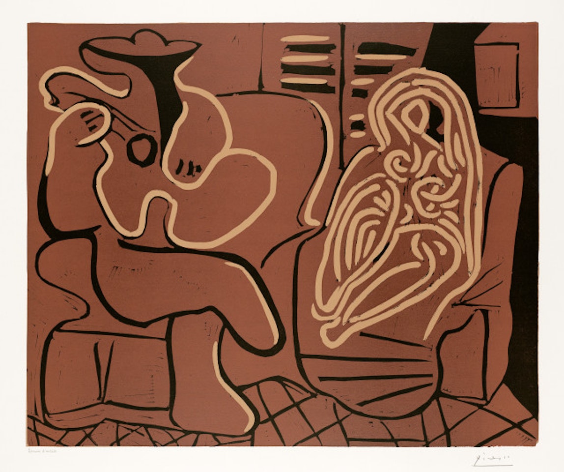 L"Aubade, with a woman in an armchair by Pablo Picasso
