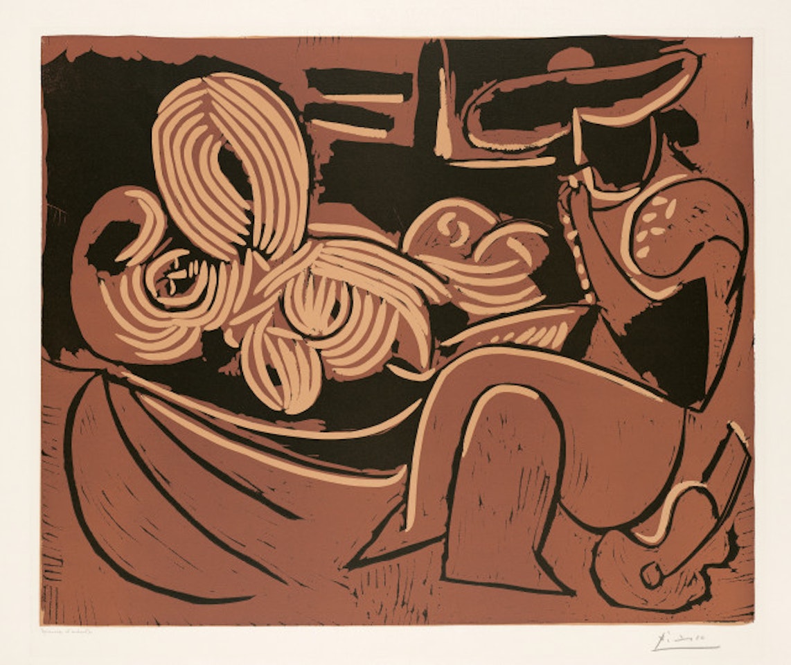 L"Aubade, with female endormie by Pablo Picasso