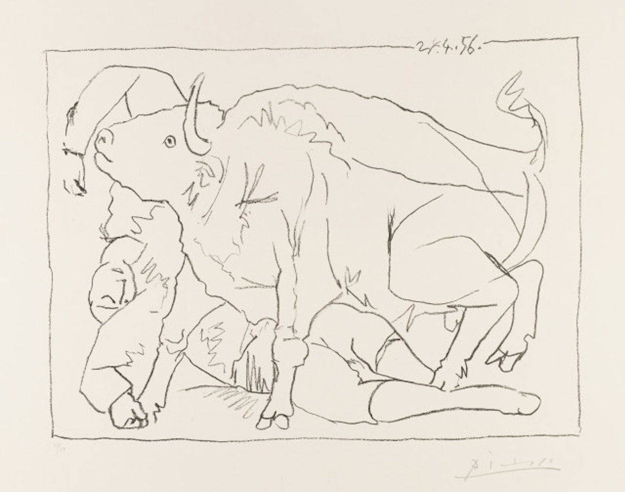 Le Torero blessé by Pablo Picasso