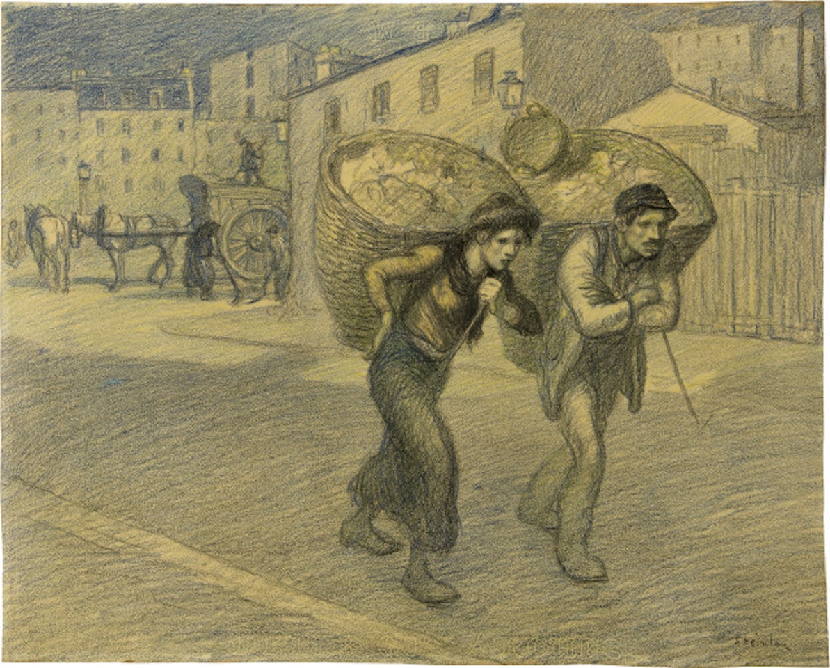 Le return des champs by Théophile Alexandre Steinlen