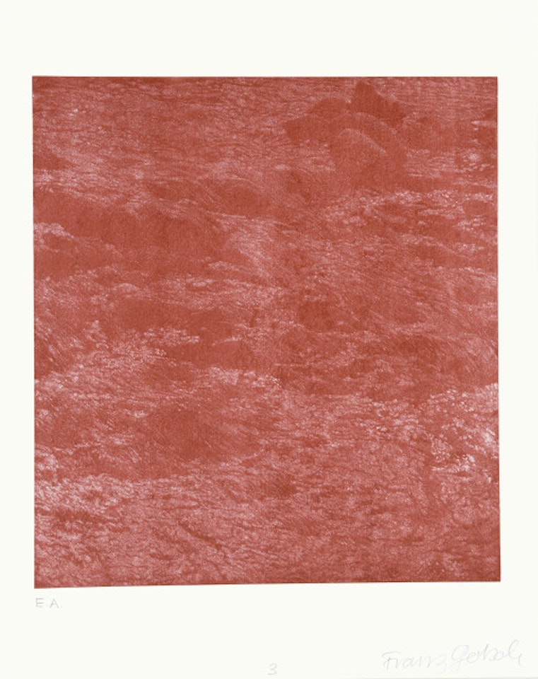 Dominique, Lapis Lazuli, Schwarzwasser I and Schwarzwasser II  by Franz Gertsch