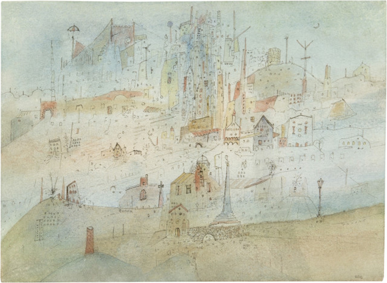 Ville arabe - Ville promenade N° II by Wols (Alfred Otto Wolfgang Schulze)