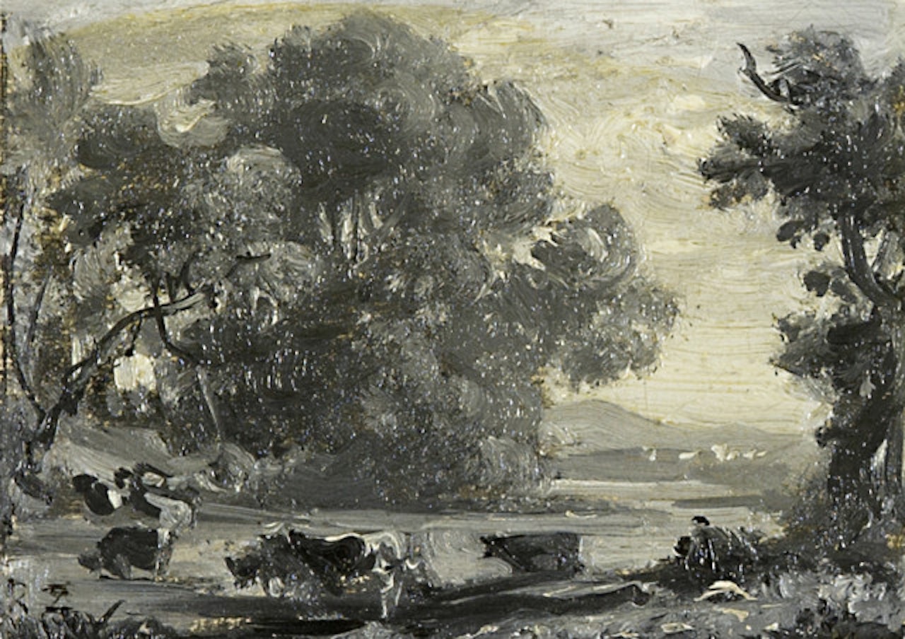 Cows in the pasture by Robert Zünd