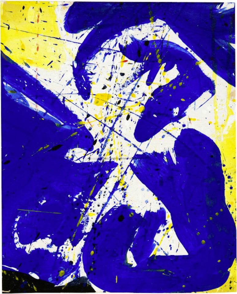 Blue and Yellow - New York 1959 by Sam Francis
