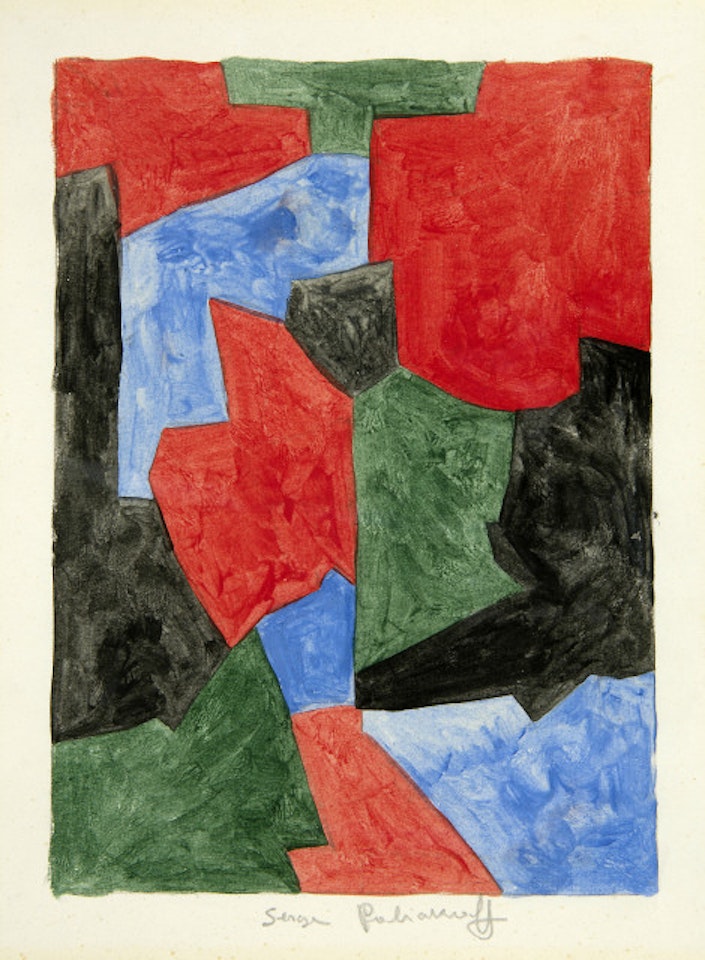 Composition abstract by Serge Poliakoff