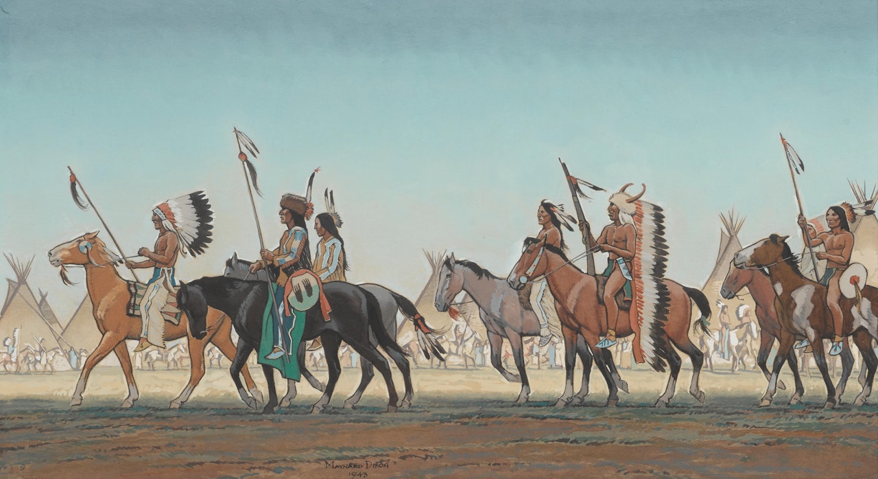Parade of Warriors by Maynard Dixon
