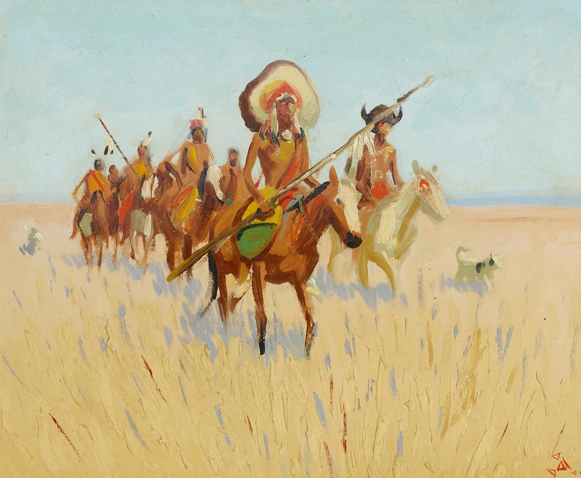 Scouting Party (The War Party) by Gerard Curtis Delano