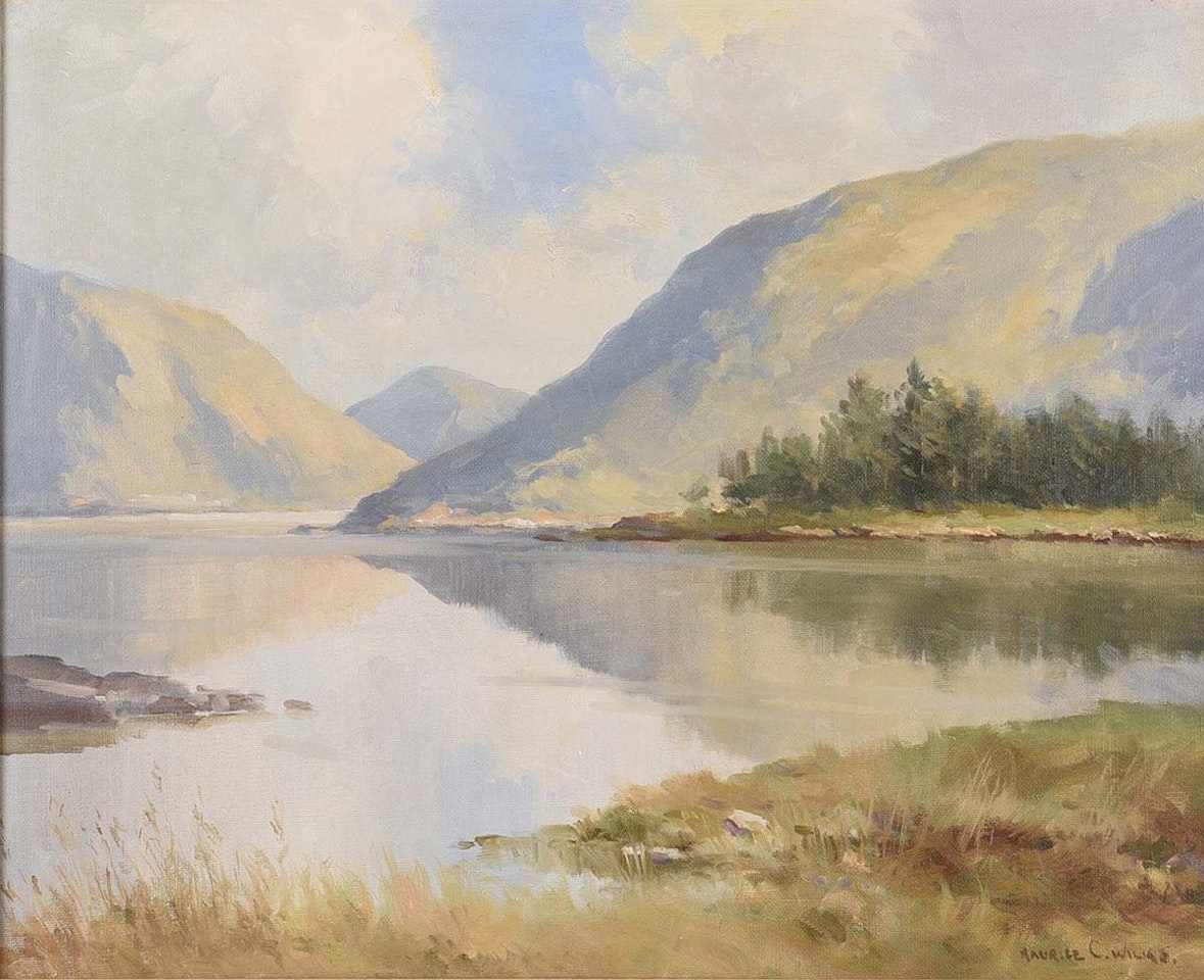 "REFLECTIONS, GLENVEAGH, DONEGAL" by Maurice Canning Wilks