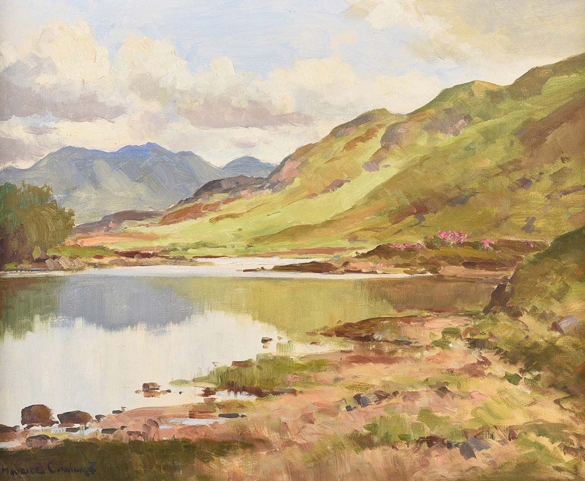 "KYLEMORE, CONNEMARA, COUNTY GALWAY" by Maurice Canning Wilks