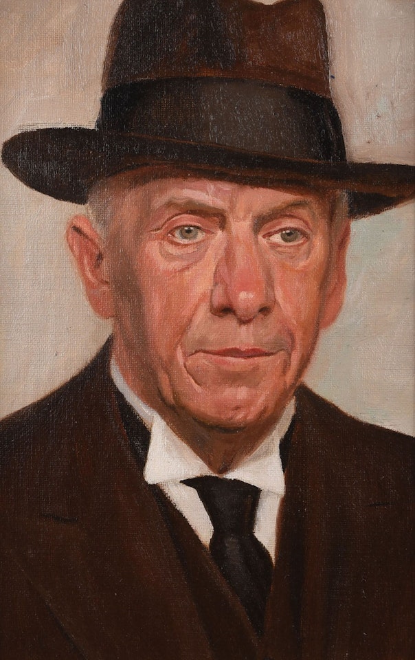 "PORTRAIT OF A GENTLEMAN" by Maurice Canning Wilks