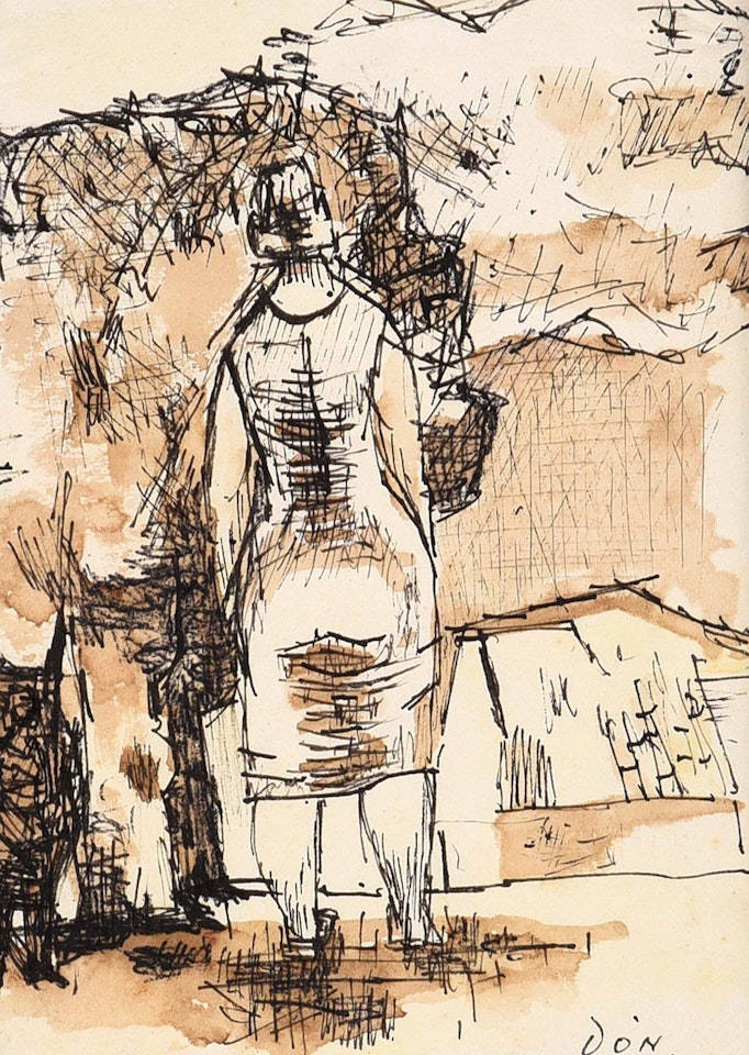 "FIGURE IN A LANDSCAPE" by Daniel O'Neill