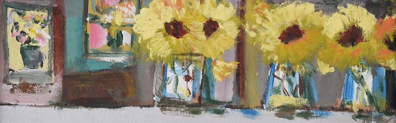 "ST IVES STUDIO STILL LIFE III" by English School