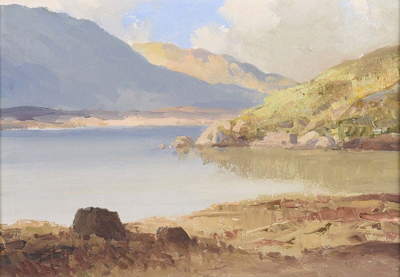 "DOO LOUGH, COUNTY MAYO" by Maurice Canning Wilks
