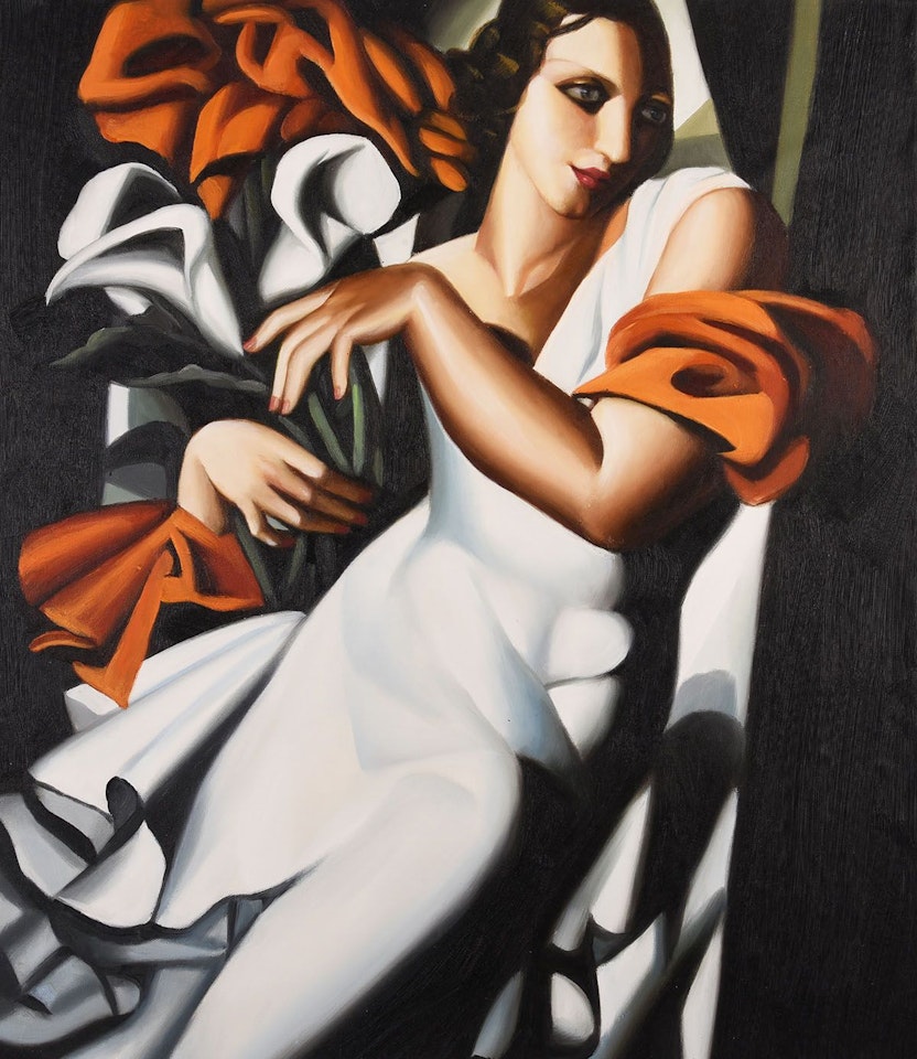 "PORTRAIT DE MADAME P" by Continental School
