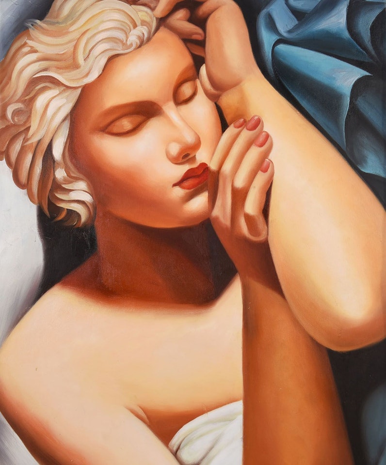 "SLEEPING GIRL" by Continental School