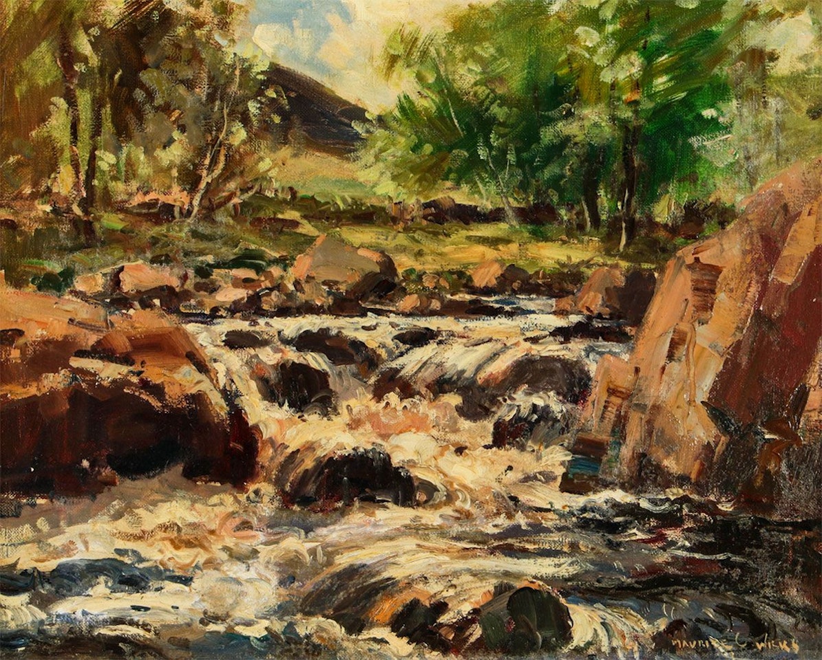 "SEPTEMBER SUNLIGHT, GLENDUN" by Maurice Canning Wilks