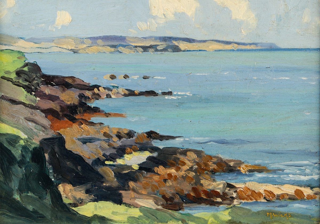 "COUNTY ANTRIM COAST" by Maurice Canning Wilks