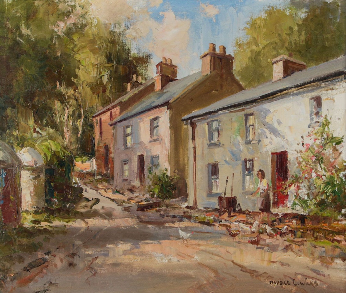 "ANTRIM FARMYARD" by Maurice Canning Wilks