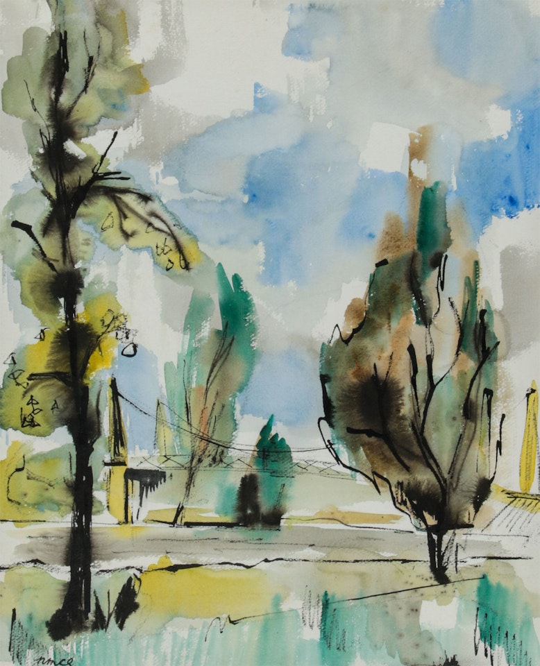 "TRESS BY A RIVER" by Norah McGuinness