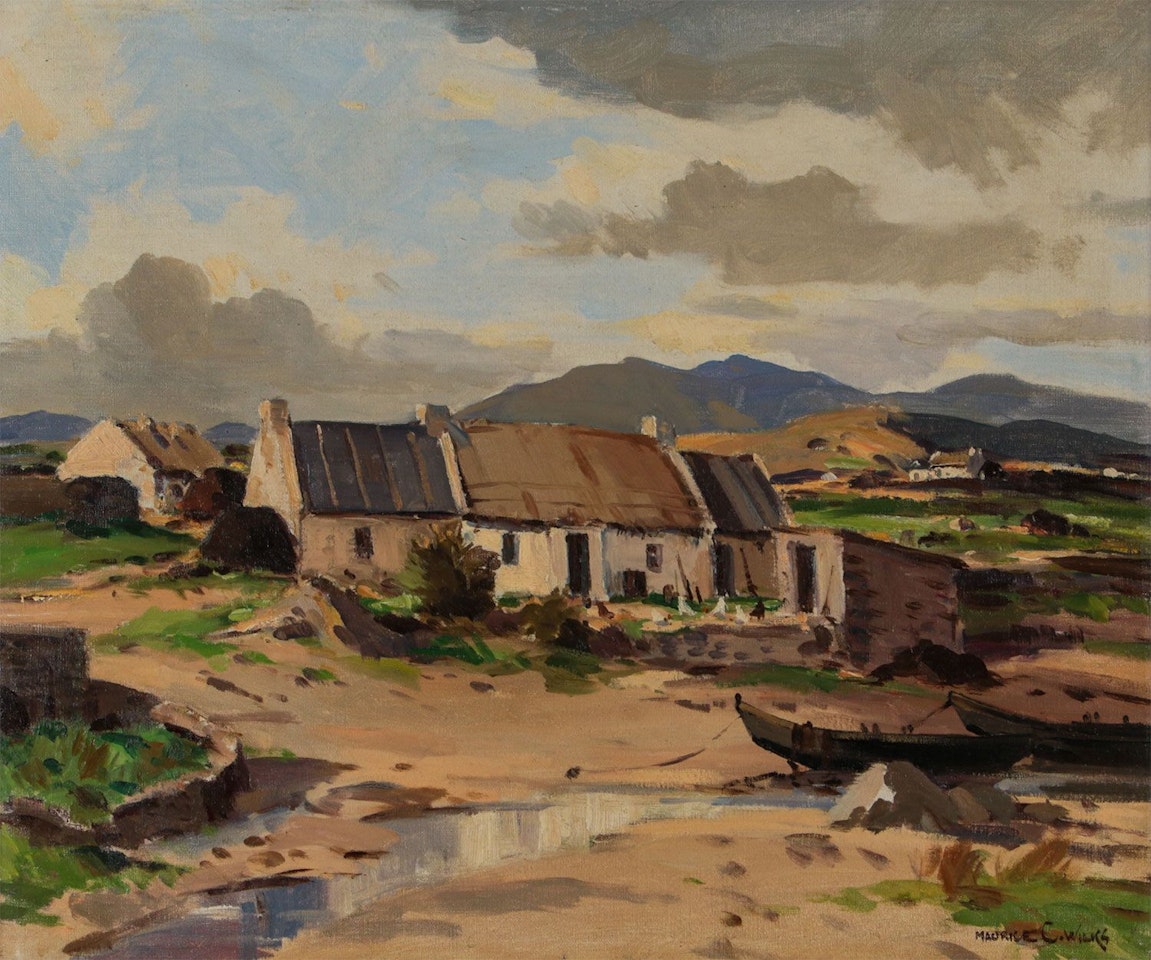 "FISHING COVE, DOOEY, ATLANTIC DRIVE, DONEGAL" by Maurice Canning Wilks