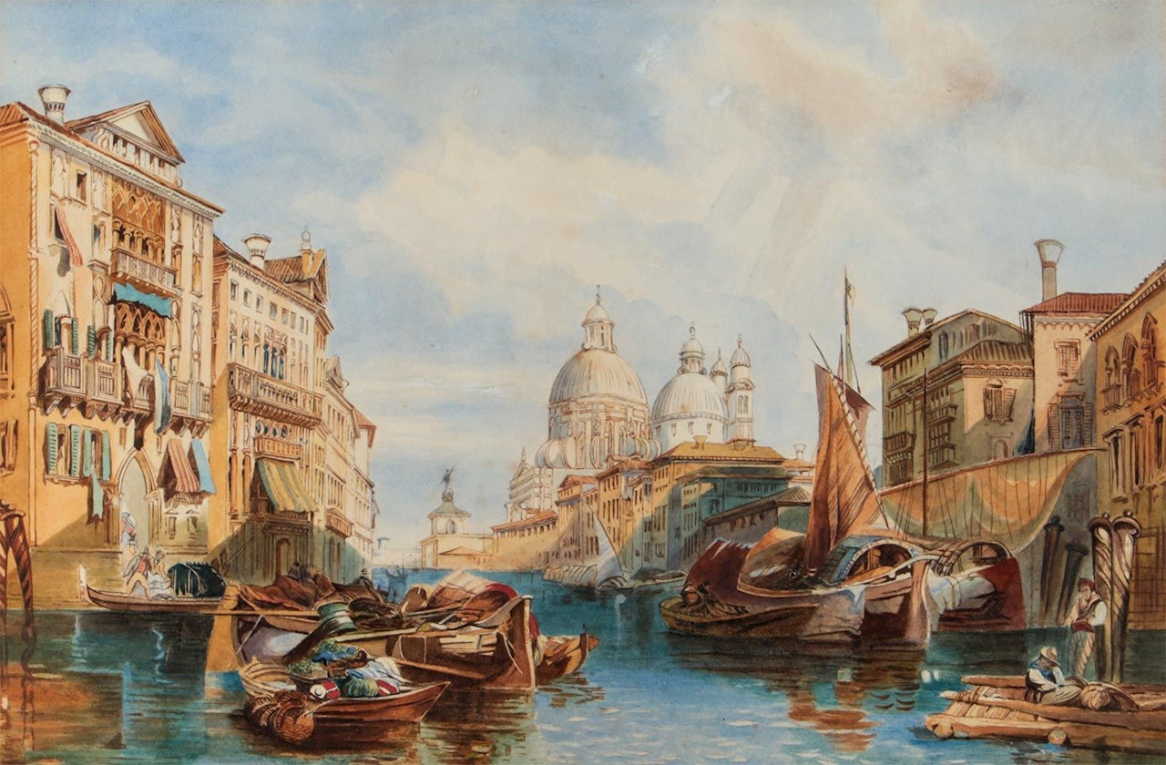 "GRAND CANAL, VENICE" by English School