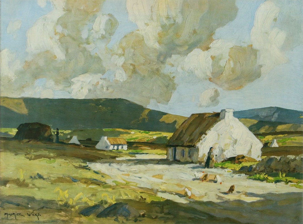 "THE HILLS OF DONEGAL" by Maurice Canning Wilks
