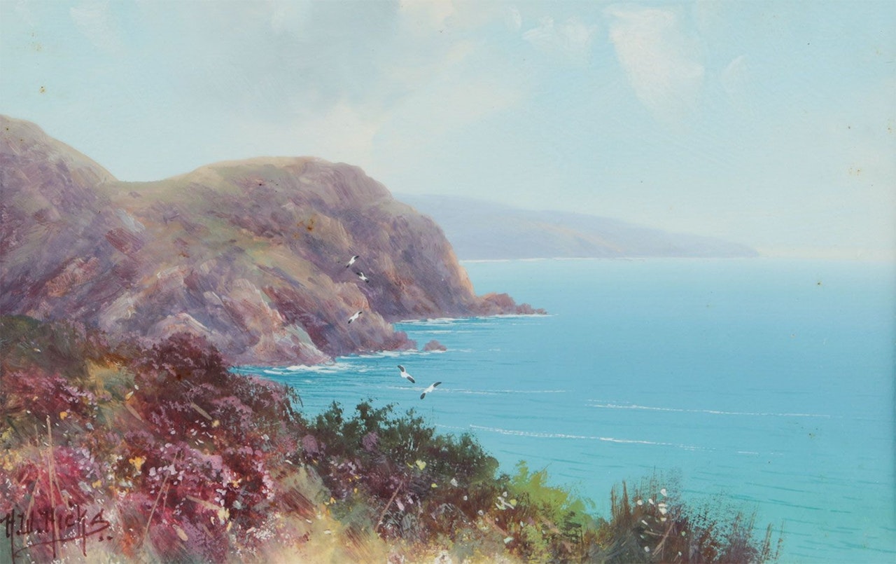 "PENTIRE POINT, CORNWALL" by English School