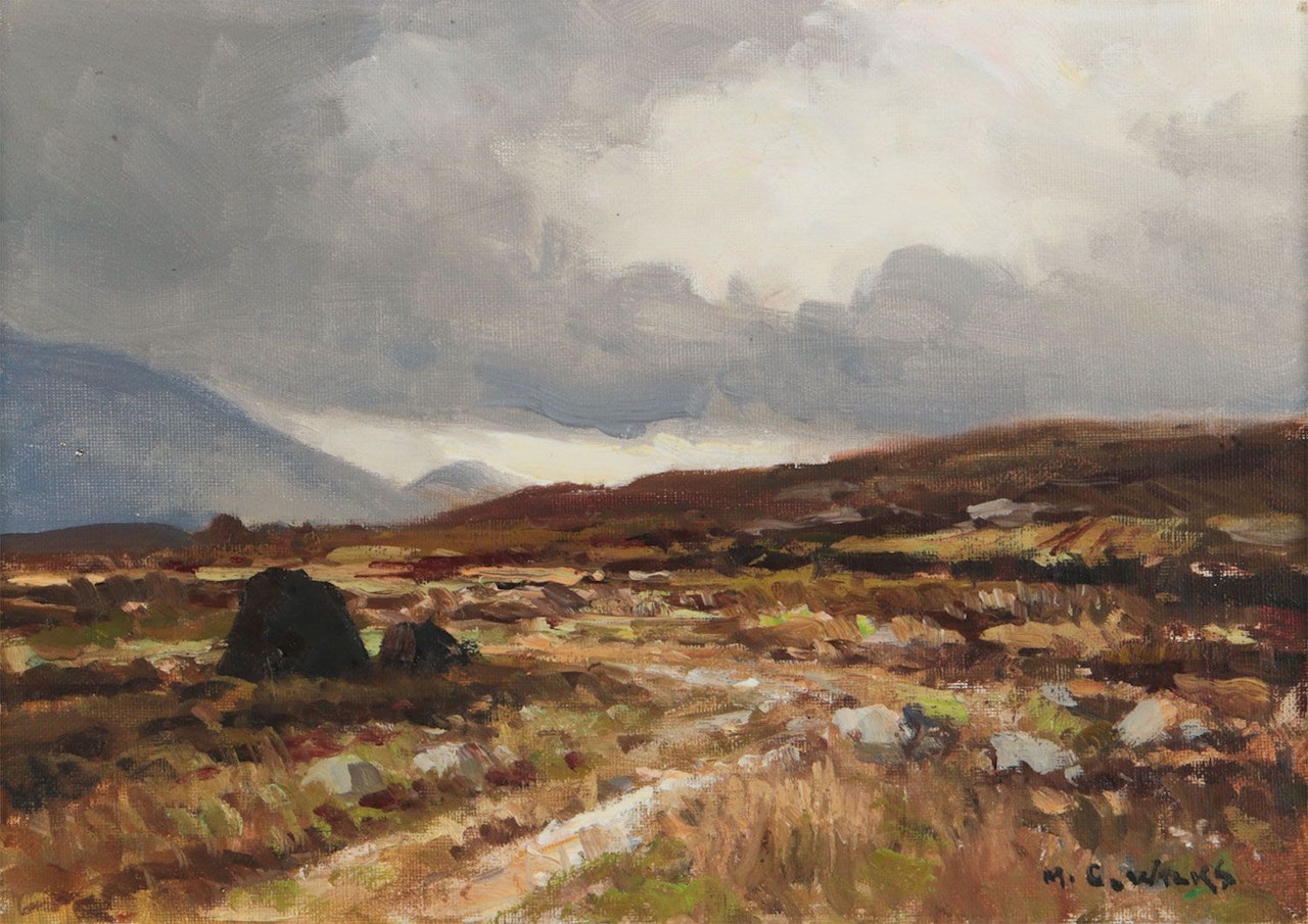 "EVENING LIGHT, CONNEMARA" by Maurice Canning Wilks