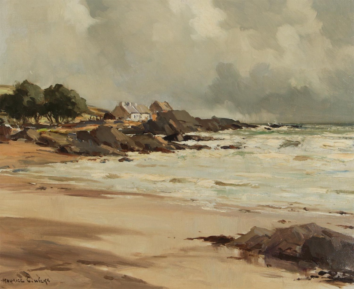 "SOUTH EAST WIND, CUSHENDUN, COUNTY ANTRIM" by Maurice Canning Wilks