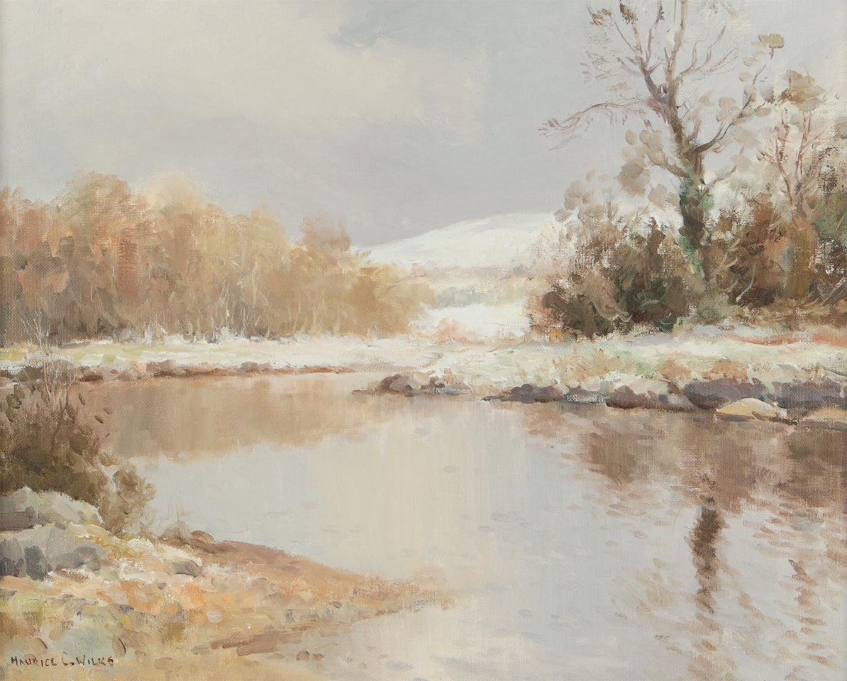 "WINTER MORNING, DUN RIVER, COUNTY ANTRIM" by Maurice Canning Wilks