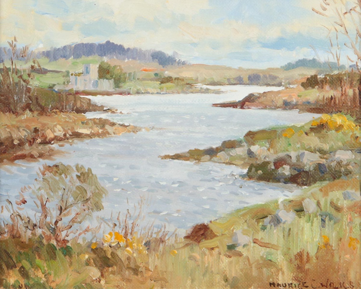 "AT LACKAGH , DONEGAL" by Maurice Canning Wilks