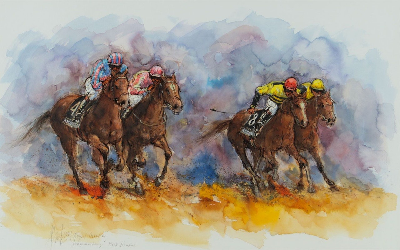"JOHANNESBURG, MICK KINANE, ROYAL ASCOT 2001" by English School
