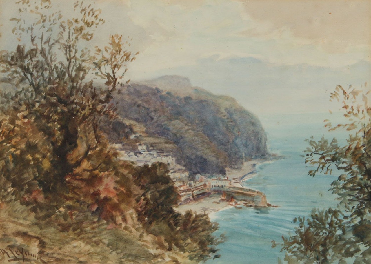 "THE HOBBY DRIVE, CLOVELLY" by English School
