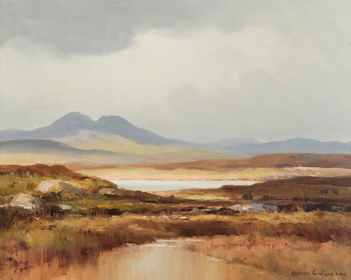 "IN THE ROSSES, LOUGH ANURE, DONEGAL" by Maurice Canning Wilks