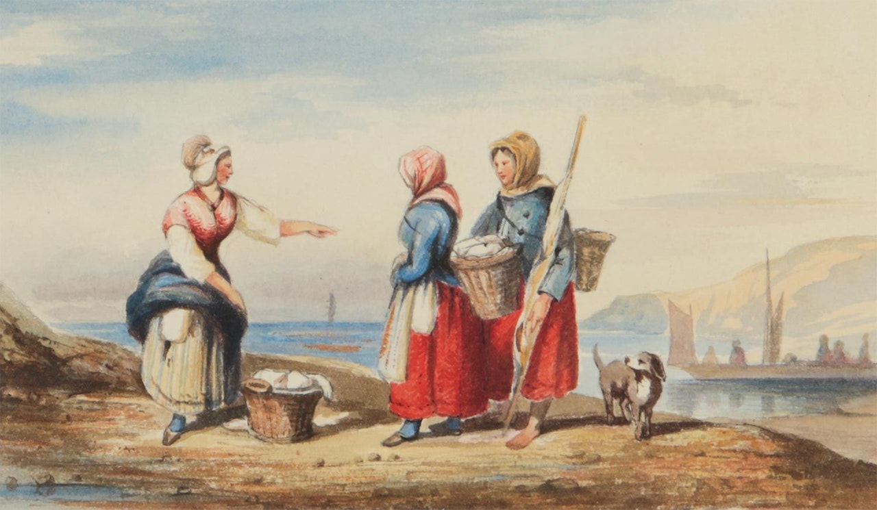 "WAITING ON THE CATCH" by English School