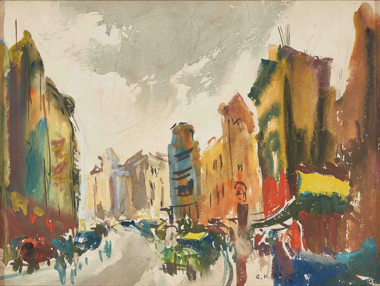 Untitled (Bombay) by Sayed Haider Raza