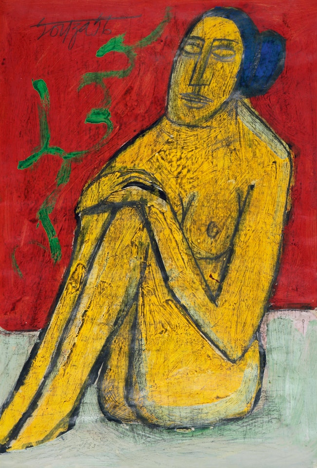 Seated Nude by Francis Newton Souza