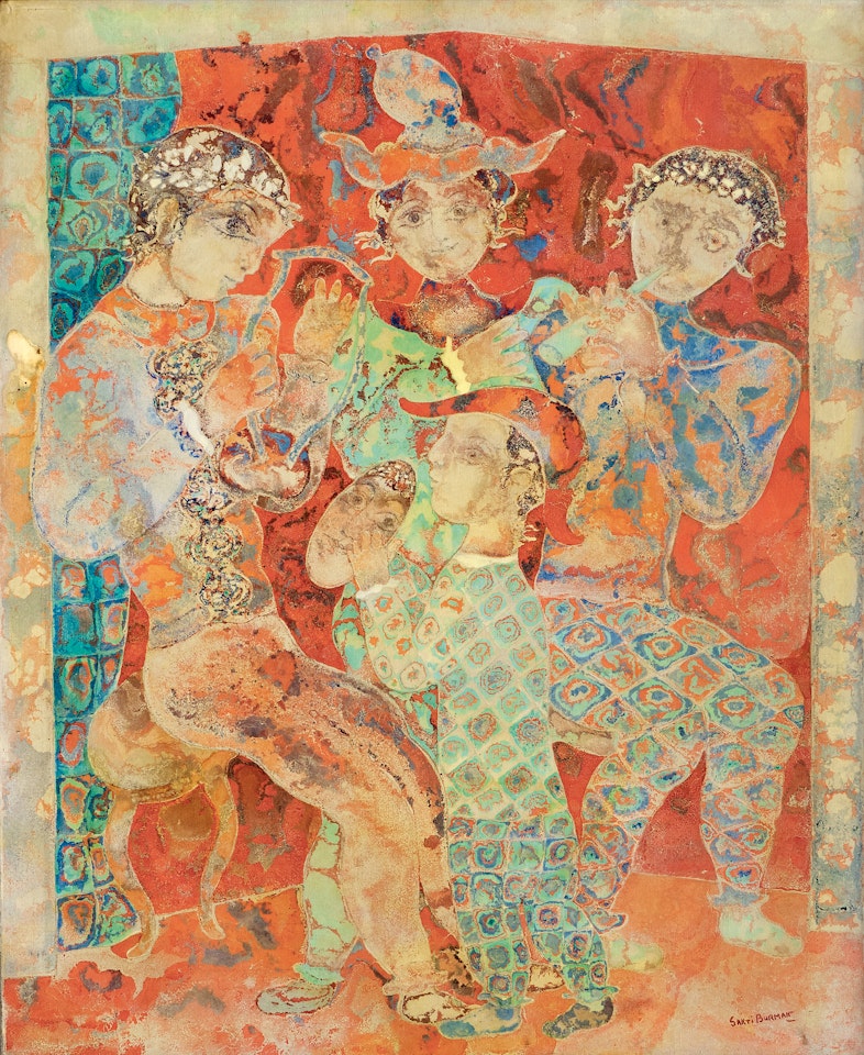 Les Musiciens by Sakti Burman