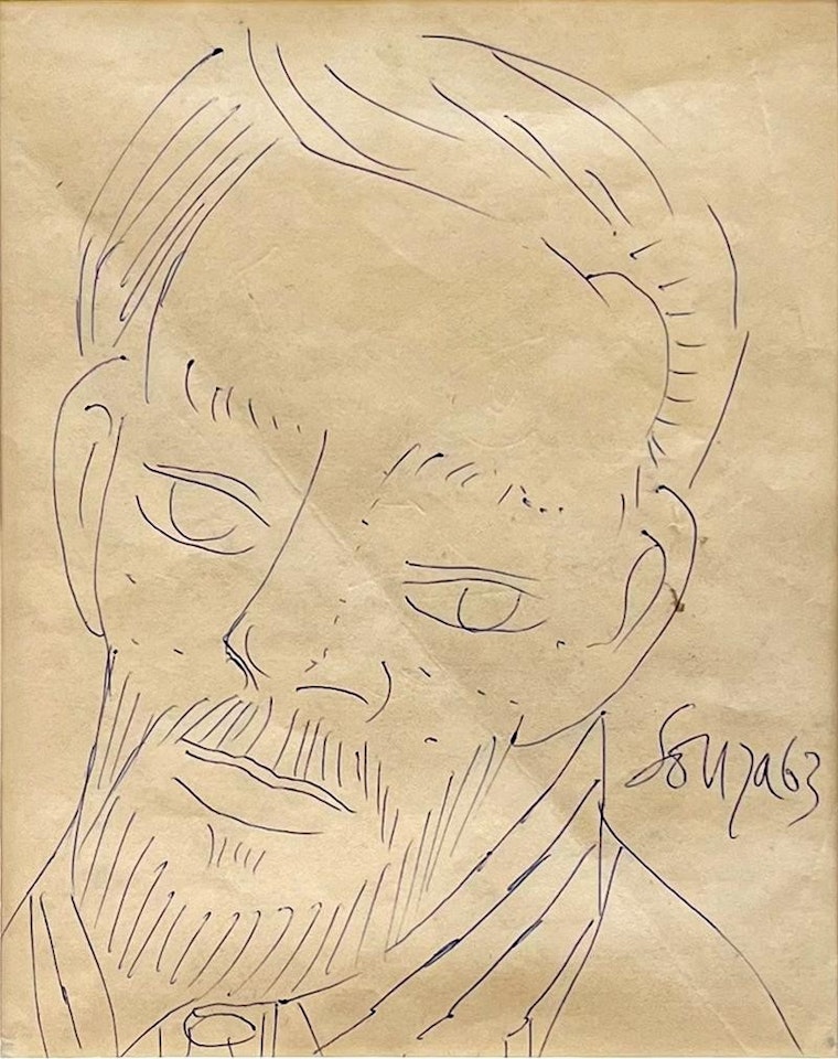 Untitled (Self Portrait) by Francis Newton Souza