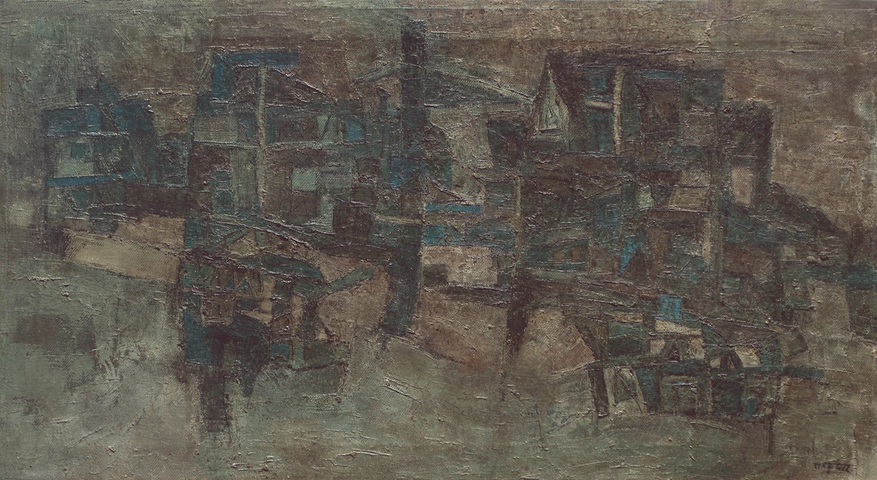 BENARAS by Ram Kumar